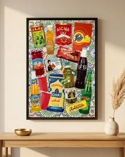 Toile Nostalgie Maroc — Les Produits du Bled