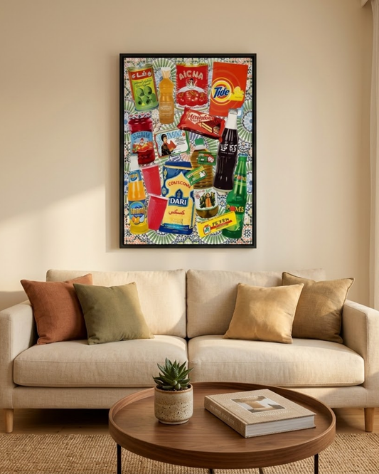 Toile Nostalgie Maroc — Les Produits du Bled