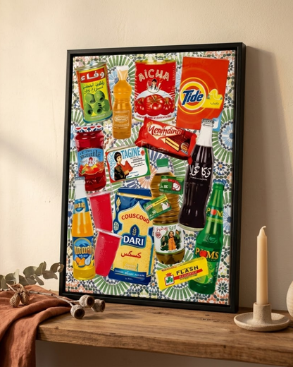 Toile Nostalgie Maroc — Les Produits du Bled