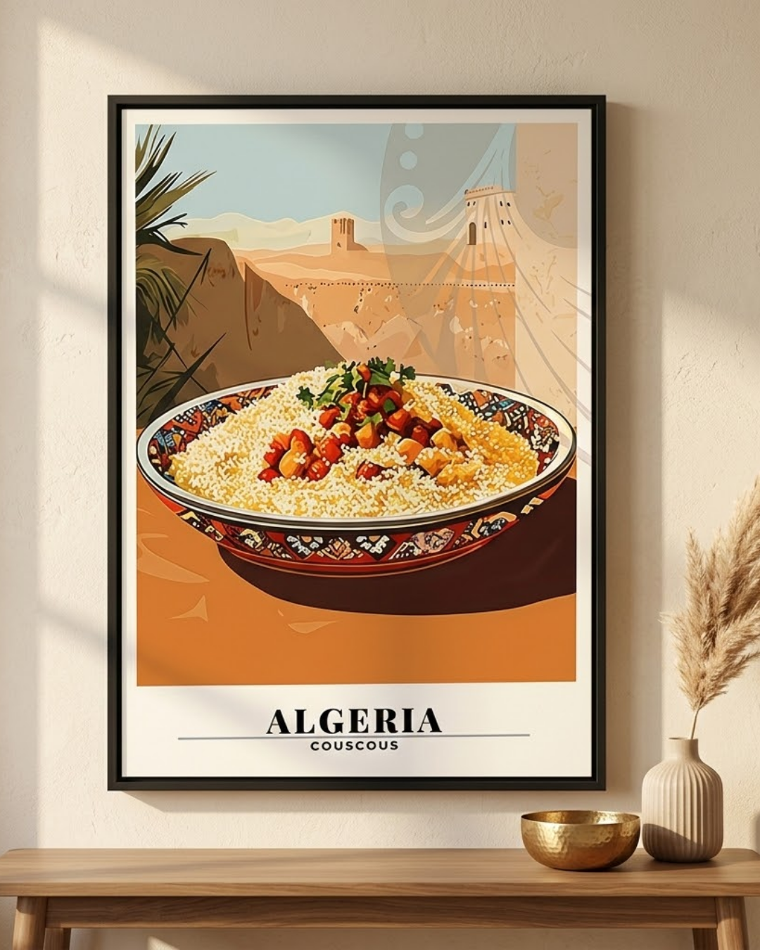 Toile Couscous — Le Plat Sacré de l’Algérie