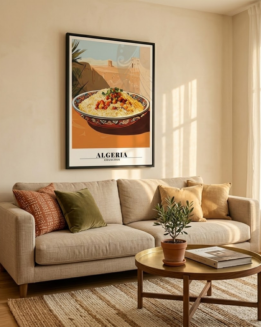 Toile Couscous — Le Plat Sacré de l’Algérie