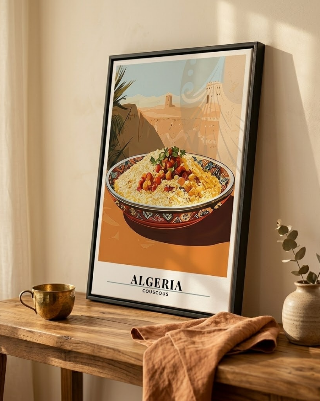 Toile Couscous — Le Plat Sacré de l’Algérie